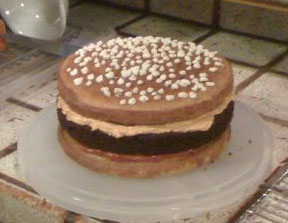 hamburger cake